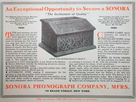 Sonora Ad from Oct 1912 FRA